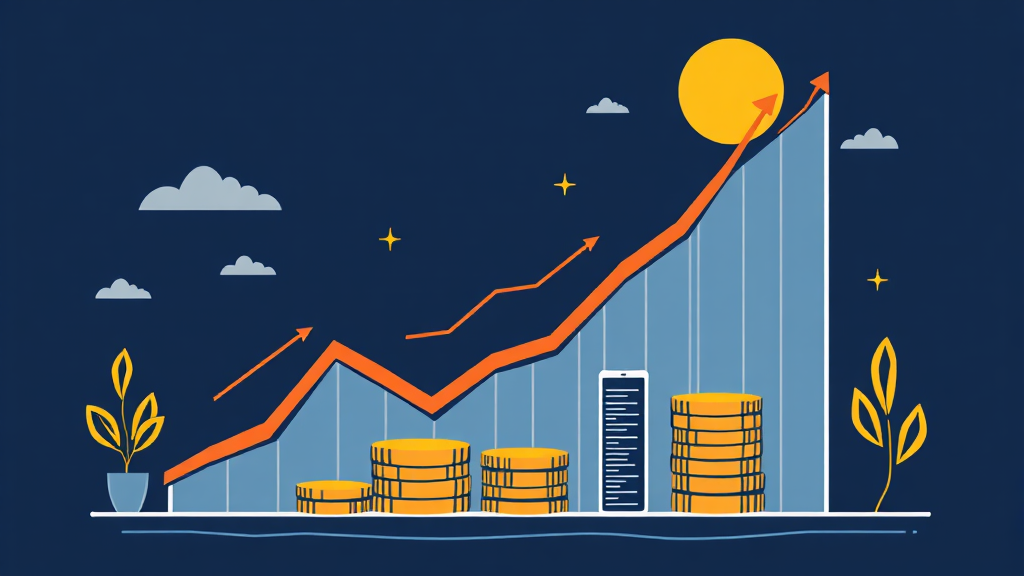 미래를 위한 현명한 선택: 퇴직연금 ETF 활용법 (illustration 스타일)