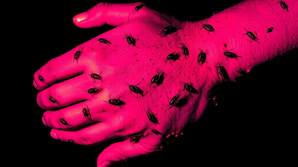 옴, 주요 증상은 뭘까? (popart 스타일)