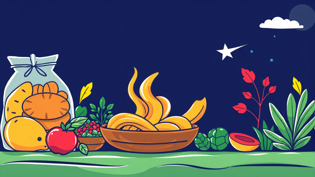 빙그레 미래 성장 동력 (cartoon 스타일)