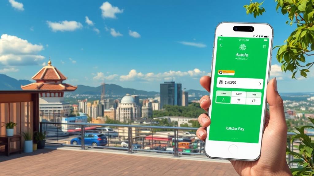 아고다 카카오페이 할인 프로모션 (realistic 스타일)