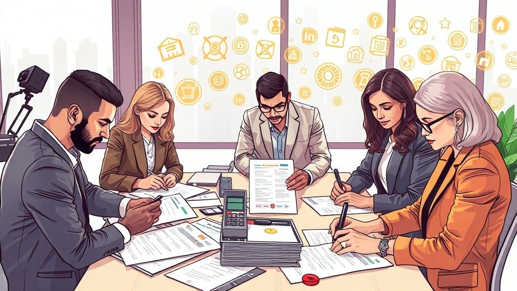 정책자금 신청 자격 및 요건 (illustration 스타일)