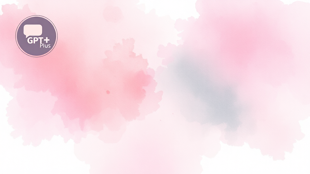 챗GPT Plus 구독 방법 & 가격 비교 (watercolor 스타일)