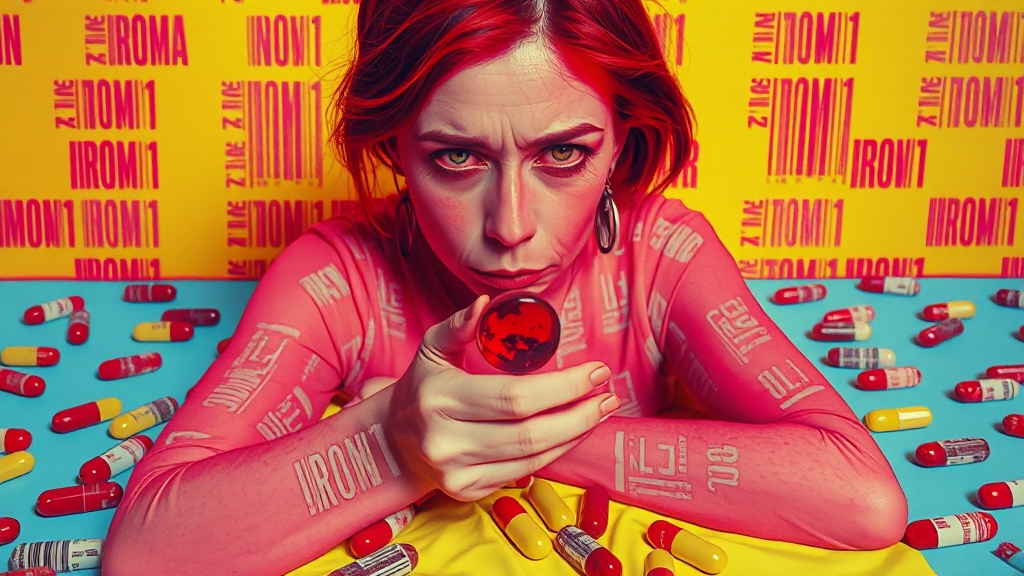빈혈의 정의와 원인 (popart 스타일)
