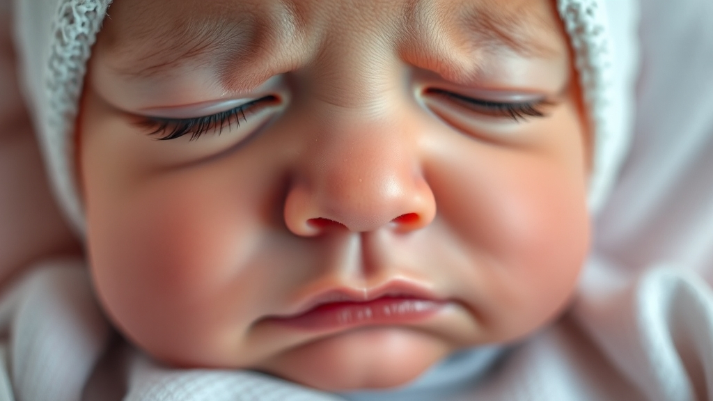 아기 비염과 코막힘, 차이점은? (realistic 스타일)