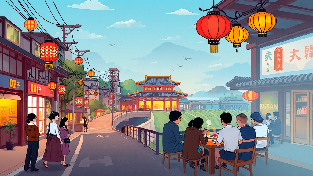 버터플라이 드라마 촬영지 (cartoon 스타일)