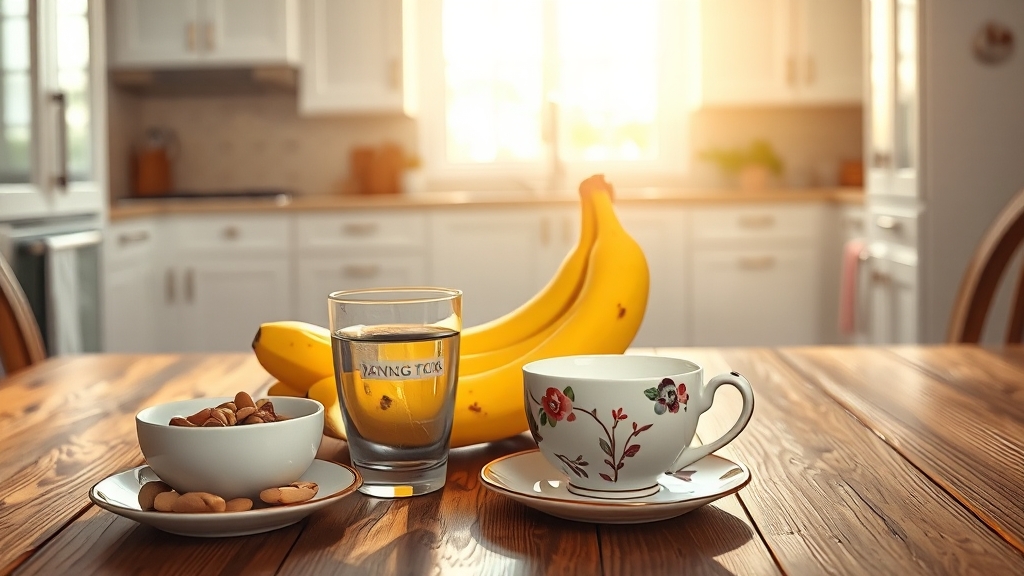 언제 먹는 게 좋을까? (realistic 스타일)