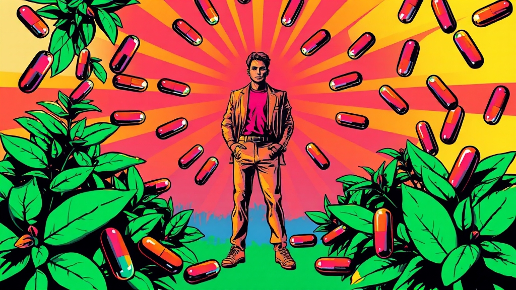 체지방 감소 외 다양한 건강 이점 (popart 스타일)