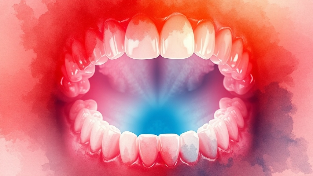 잇몸 건강, 왜 중요할까요? (watercolor 스타일)