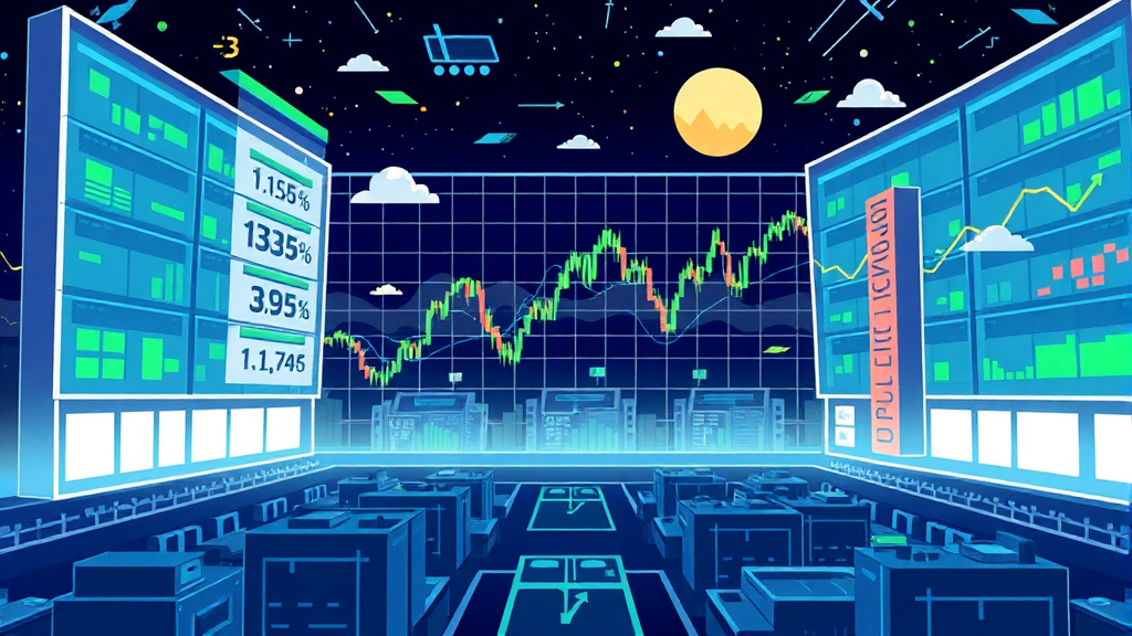 국내외 경제 동향 및 증시 분석 (cartoon 스타일)