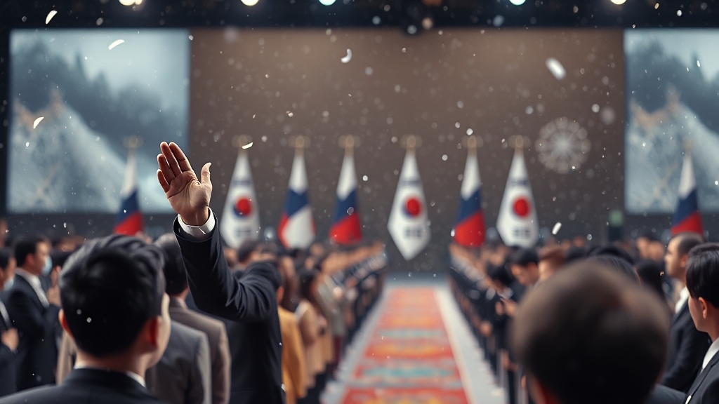 해외 및 국내 반응 분석 (realistic 스타일)