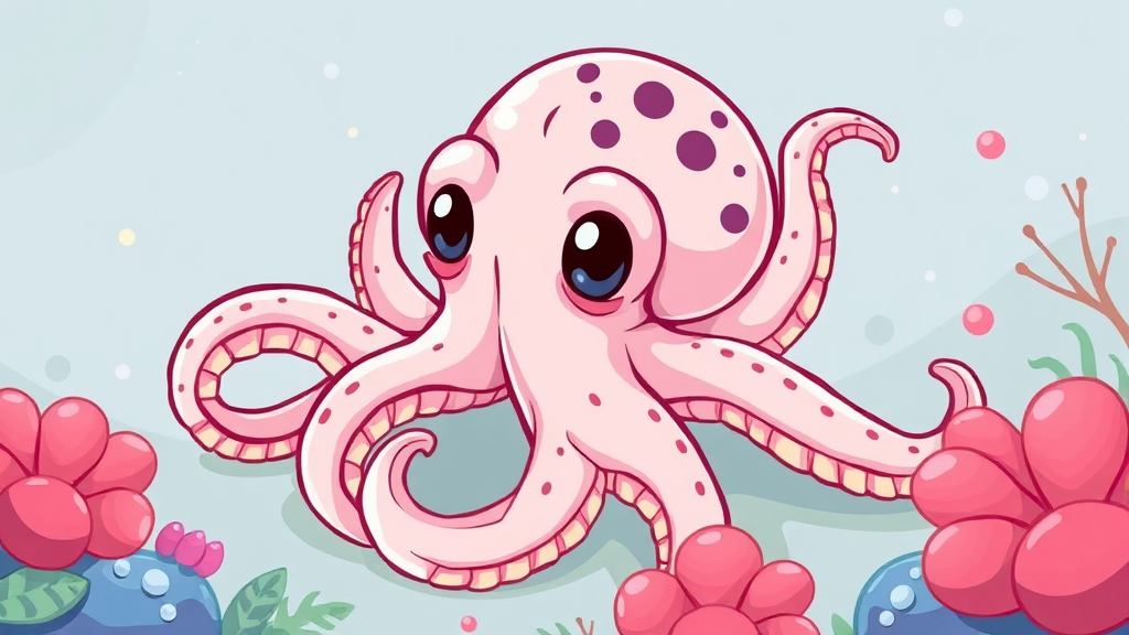 맛과 건강을 모두 잡는 쭈꾸미 고르는 법 (cartoon 스타일)