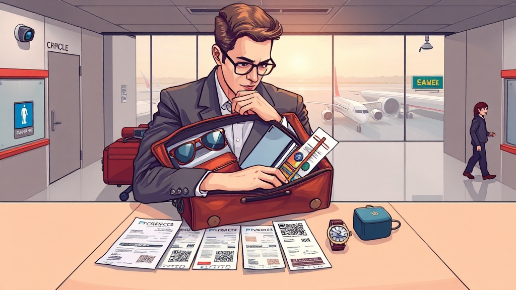 세관 신고서, 어떻게 작성해야 할까요? (illustration 스타일)