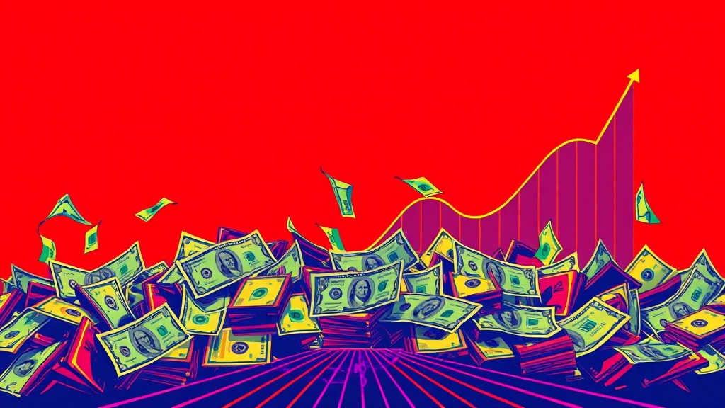 미국 주식 투자의 매력 (popart 스타일)