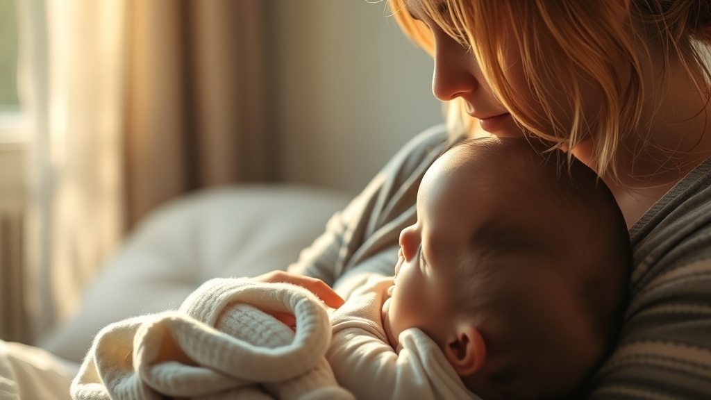 모유 수유와 황달 관계 (realistic 스타일)