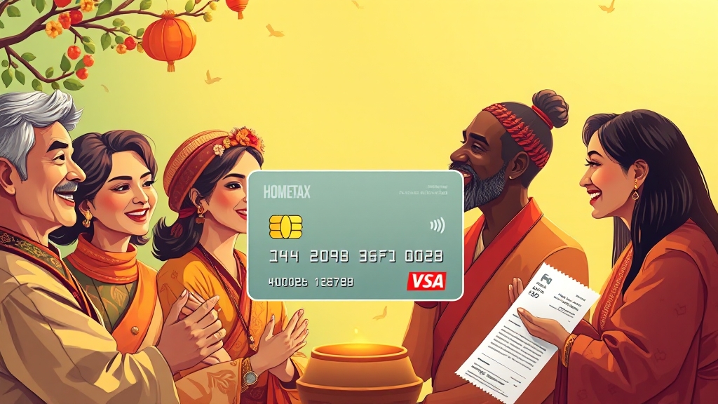 문화비 소득공제 신청 방법 및 증빙 서류 (illustration 스타일)