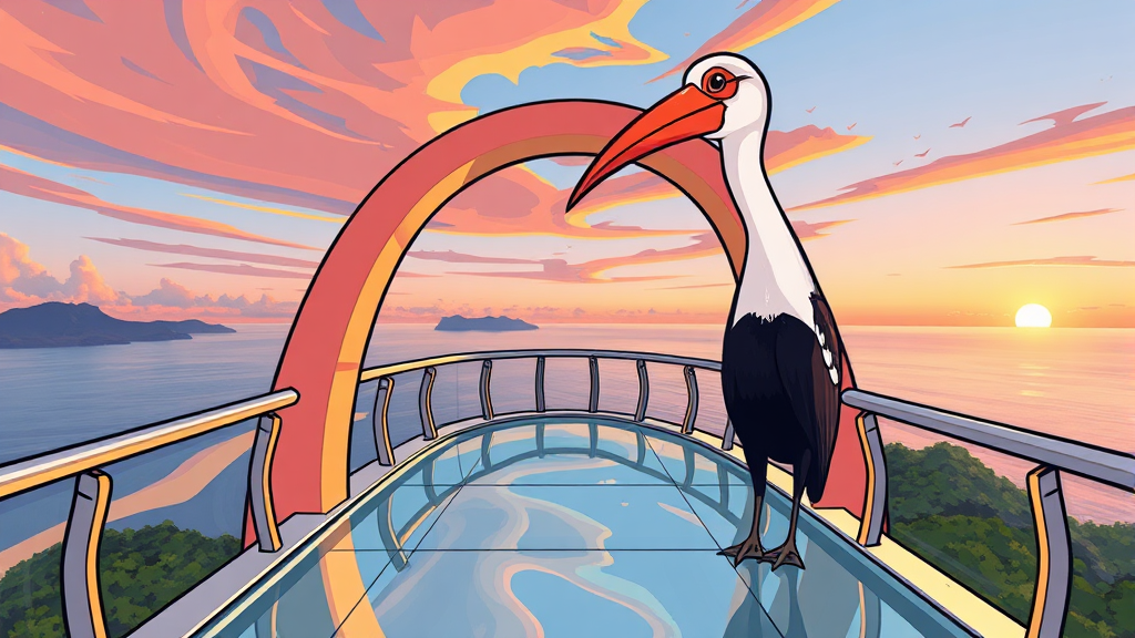 스카이워크, 매력 포인트는? (cartoon 스타일)