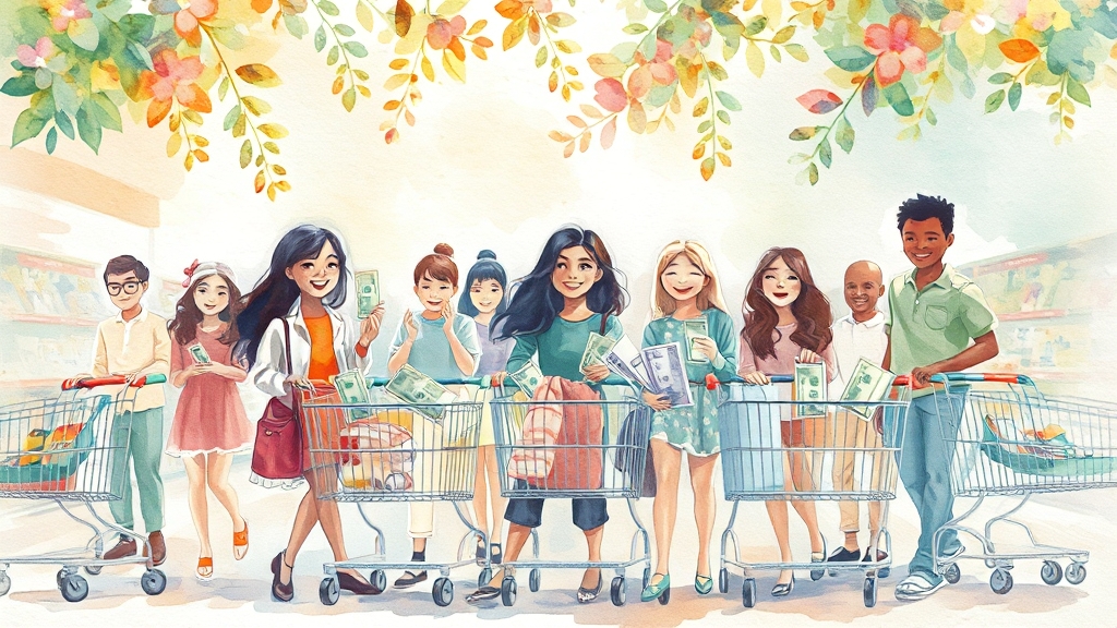 민생회복지원금과 함께 쓰는 꿀팁 (watercolor 스타일)