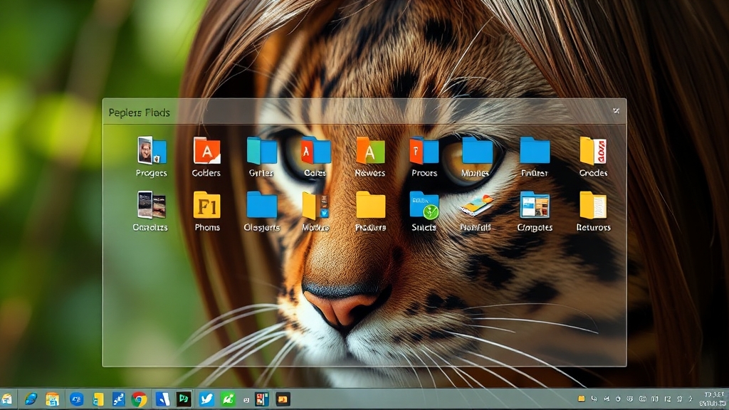 파일 탐색기 탭: 편리한 파일 관리 (realistic 스타일)
