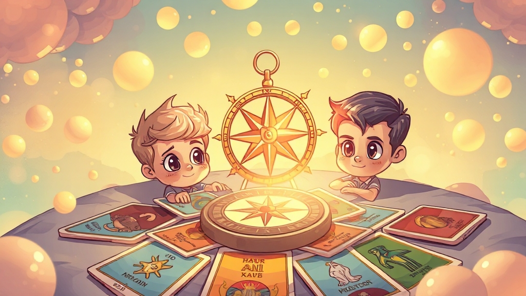 무료 타로점 장단점 (cartoon 스타일)