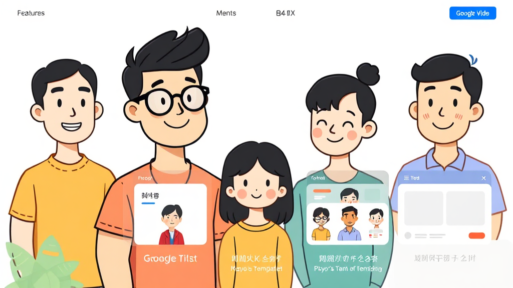 Google Vids 버전별 기능 비교 및 활용 방안 (cartoon 스타일)