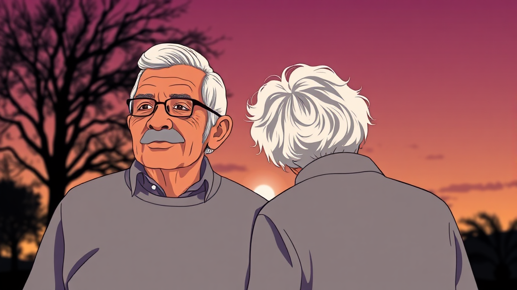 노후 의료비 및 간병비 대비 전략 (illustration 스타일)