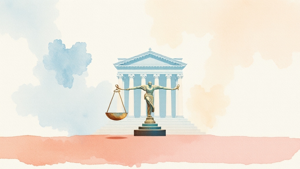 한국은행 금리 정책 방향 (watercolor 스타일)