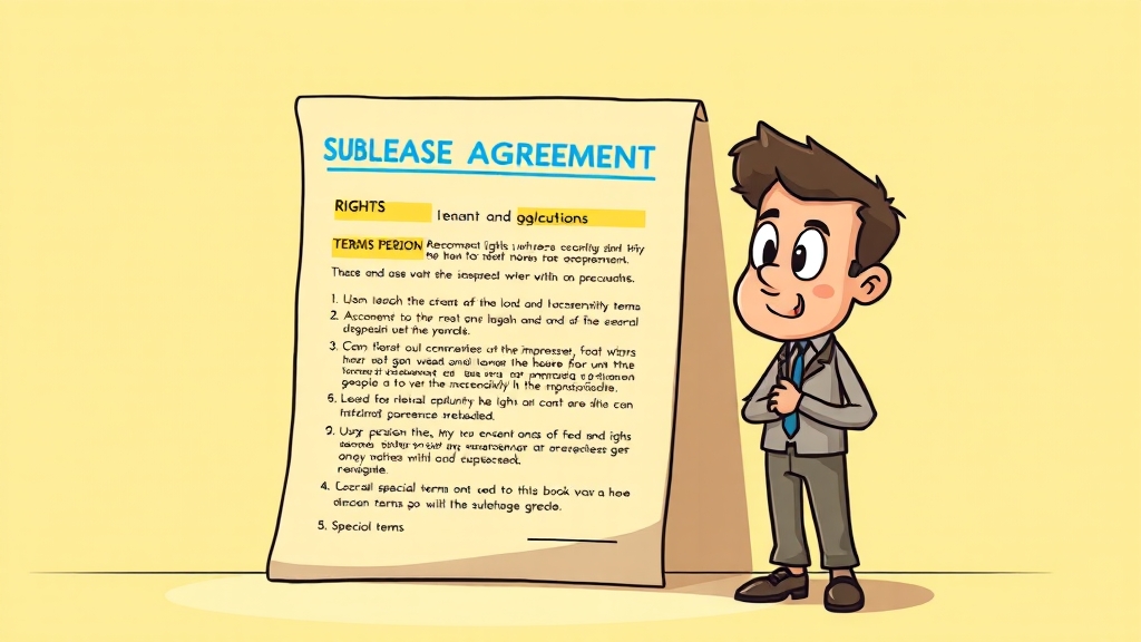 전대차 계약서, 뭘 봐야 할까? (cartoon 스타일)