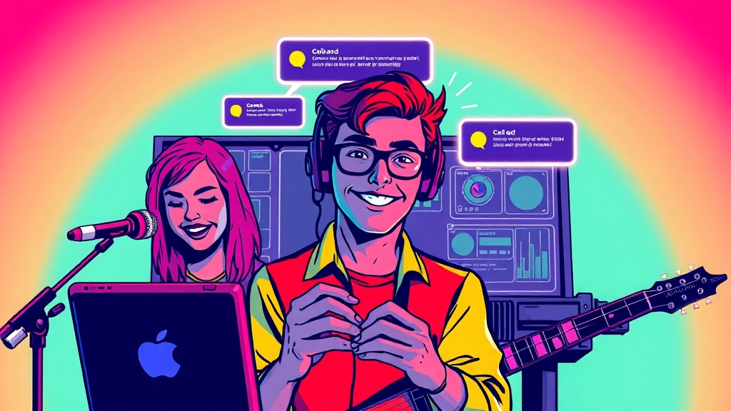 네이버 밴드 PC 버전 소개 (popart 스타일)