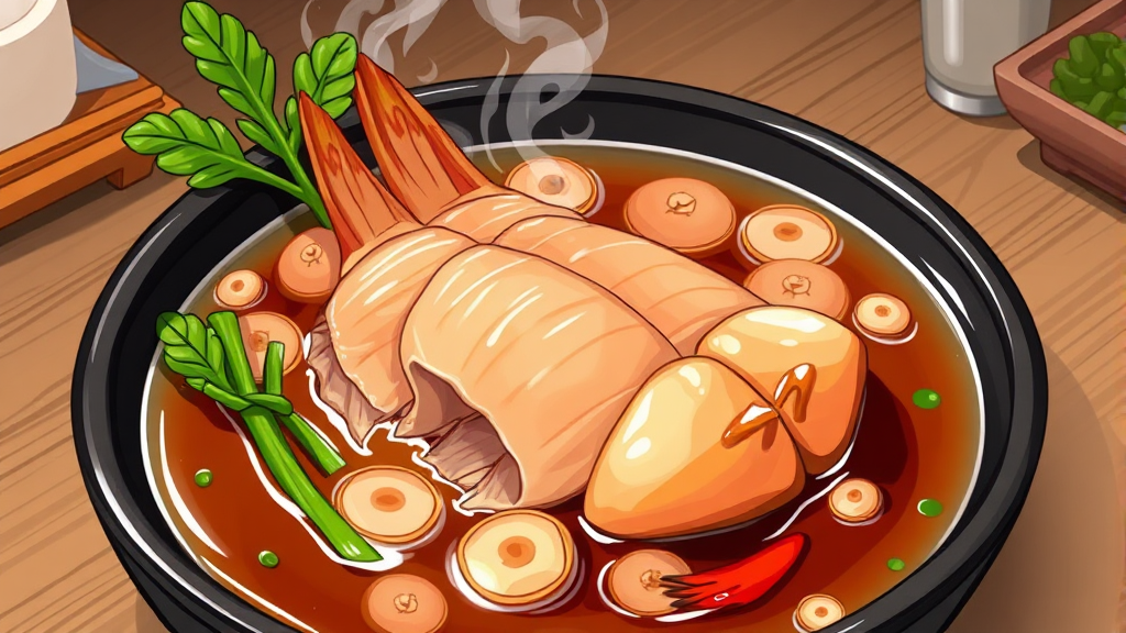 집에서 즐기는 새조개 샤브샤브 레시피 (illustration 스타일)