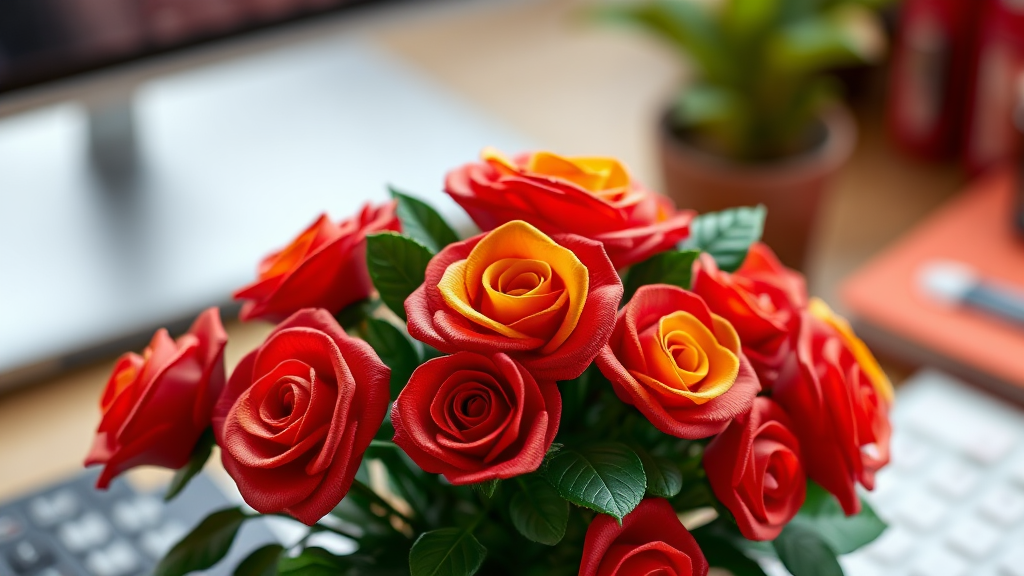 시들지 않는 졸업 선물 (realistic 스타일)