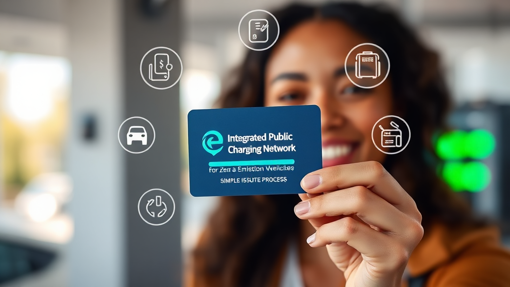 전기차 카드 발급, 이것만 알면 끝! (realistic 스타일)