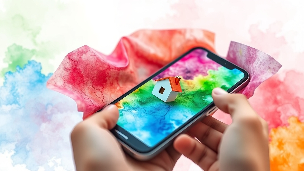 온라인 공시지가 조회 방법 (watercolor 스타일)