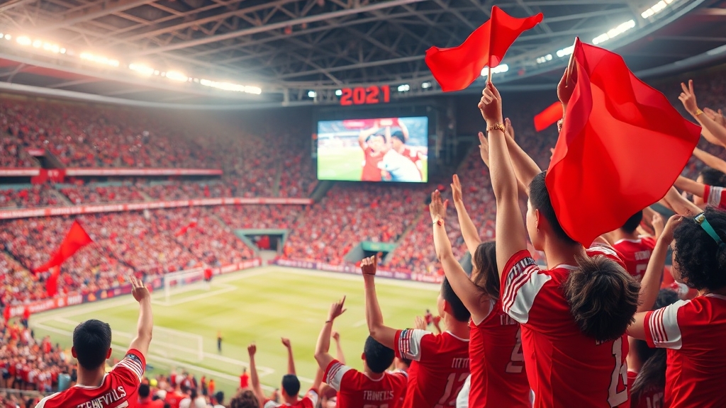 2026 월드컵 중계 채널 (realistic 스타일)