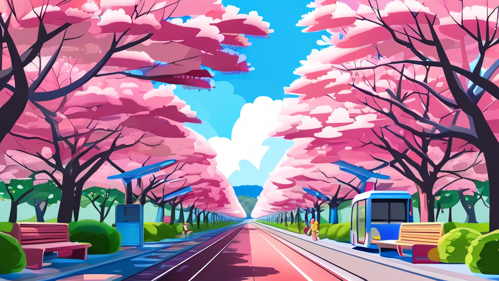 방문 꿀팁: 교통편, 주차, 편의시설 완벽 활용법 (cartoon 스타일)