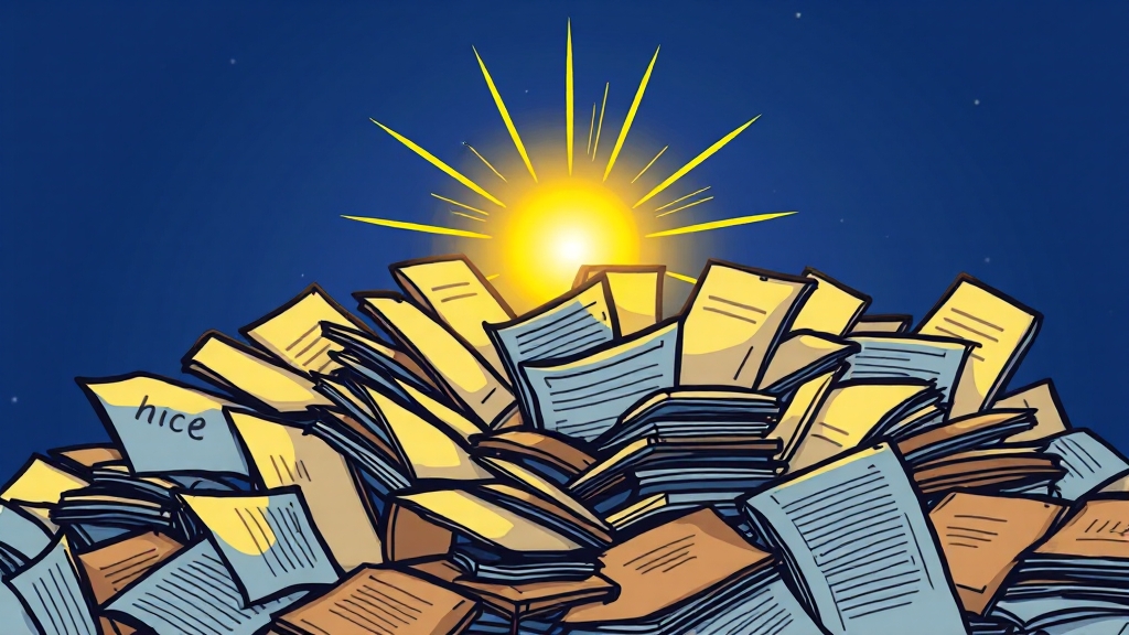 개인회생 및 파산 필요 서류 (cartoon 스타일)