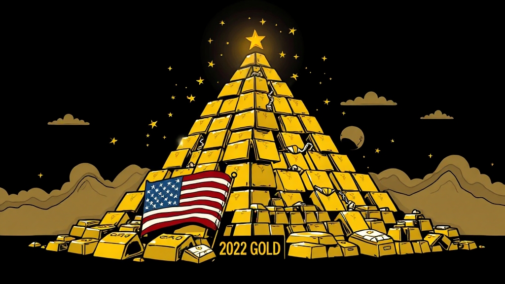 2025년 금 보유량 최신 현황 (illustration 스타일)