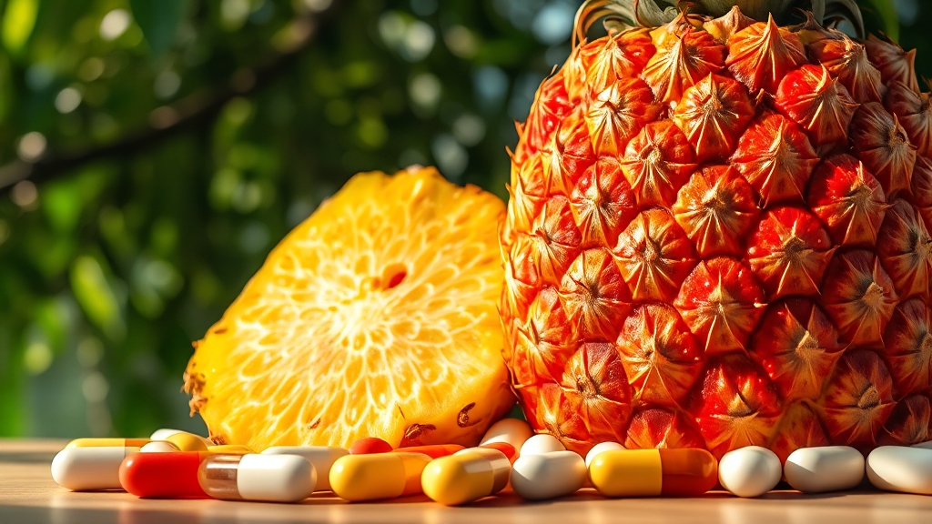 브로멜라인, 무엇일까요? (realistic 스타일)