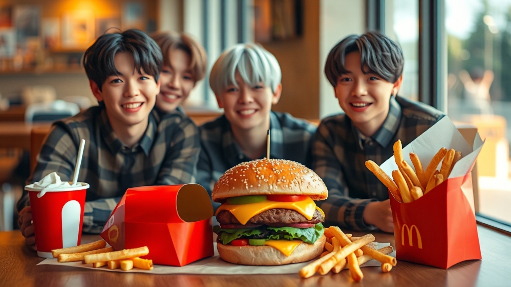 해피밀 장난감 최신 정보 (realistic 스타일)