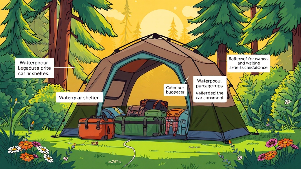 에어쉘터 구매 팁 (cartoon 스타일)