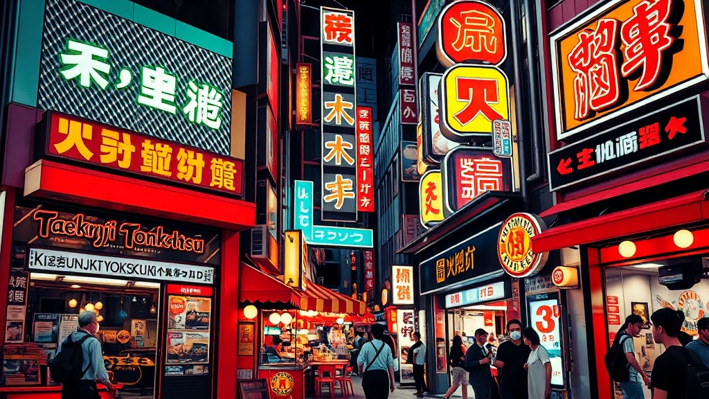 난바 맛집 추천 (popart 스타일)