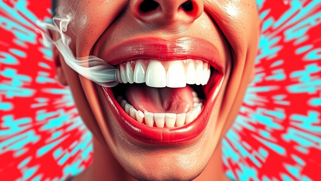 일반 치약과의 차이 (popart 스타일)