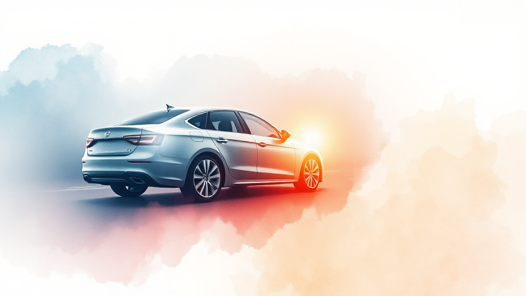 자동차세 절약 꿀팁! (watercolor 스타일)