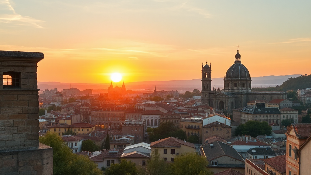 스페인 근교 투어 (watercolor 스타일)