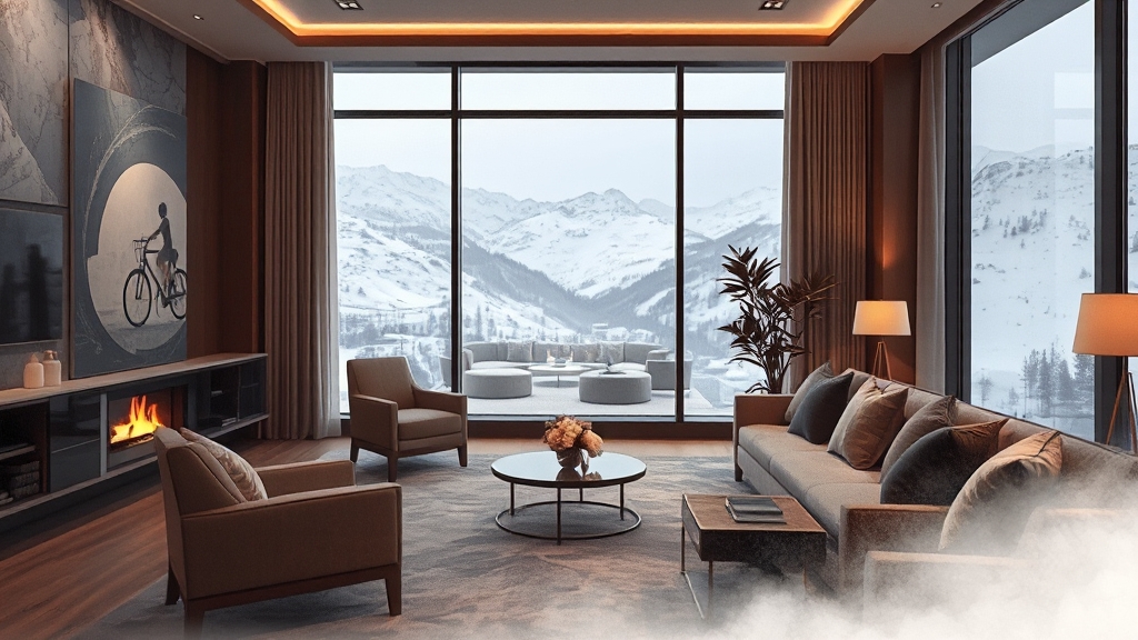 객실 종류 및 특징 (watercolor 스타일)