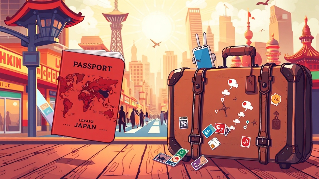 국가별 로밍 정보 & 준비사항 (cartoon 스타일)