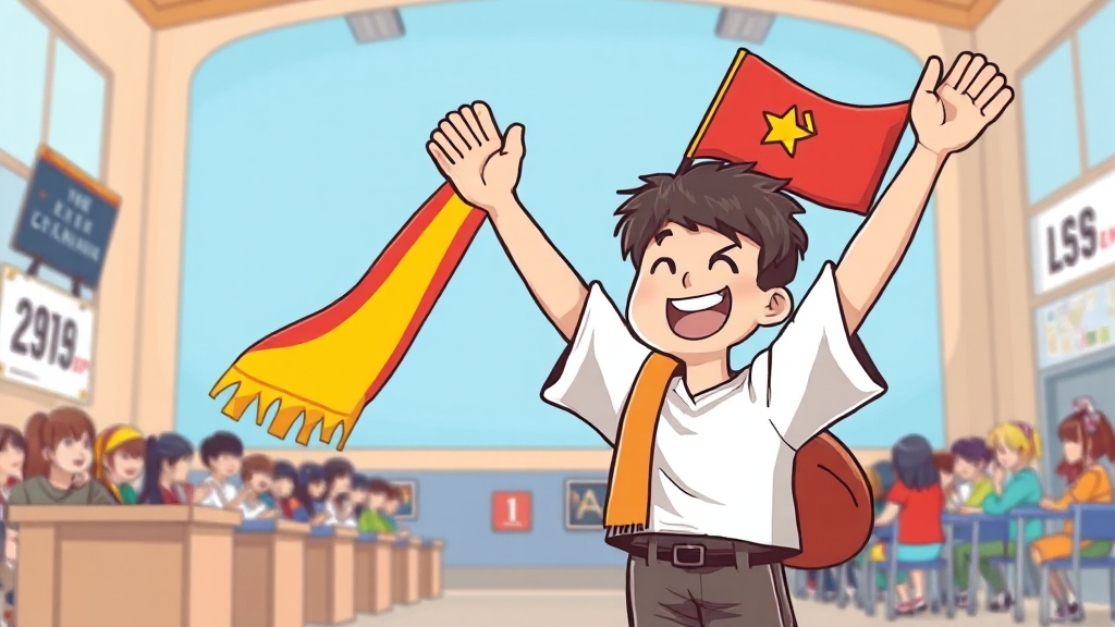 검정고시 출신 지원 전략 (cartoon 스타일)