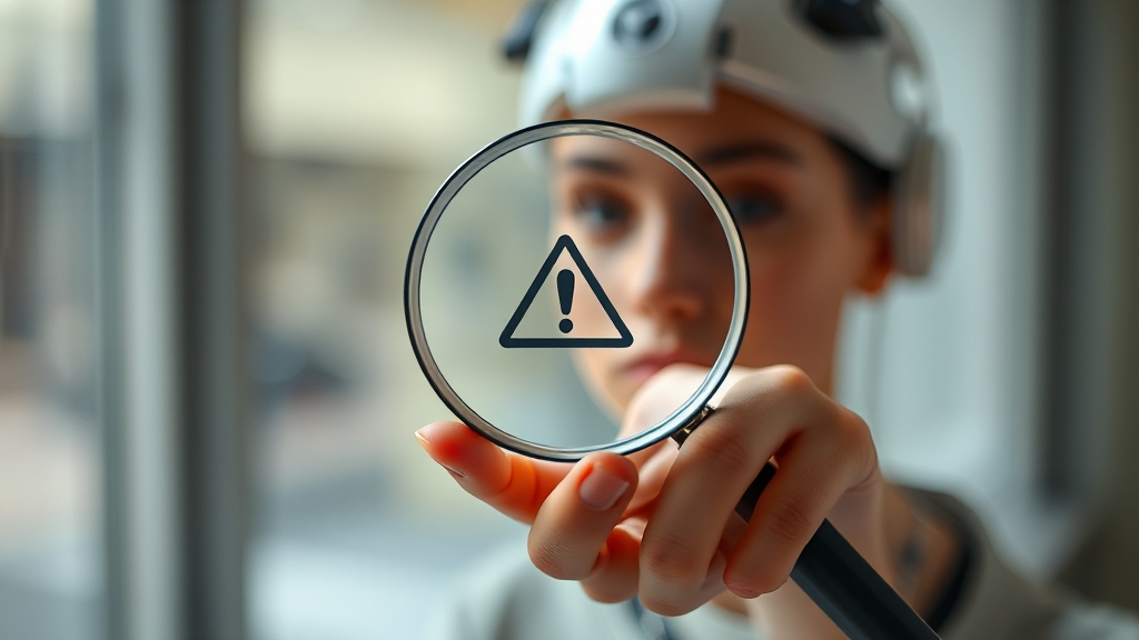 챗GPT 활용 시 주의사항 (realistic 스타일)