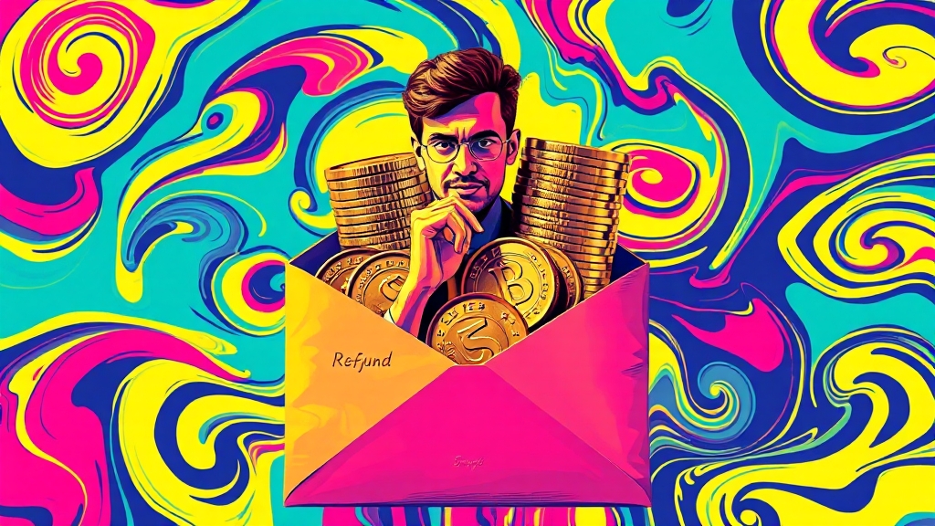 건강보험 환급금, 무엇일까요? (popart 스타일)