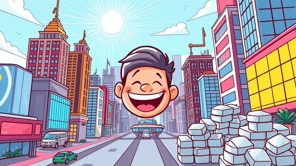 똑똑한 은 투자, 성공하세요! (cartoon 스타일)