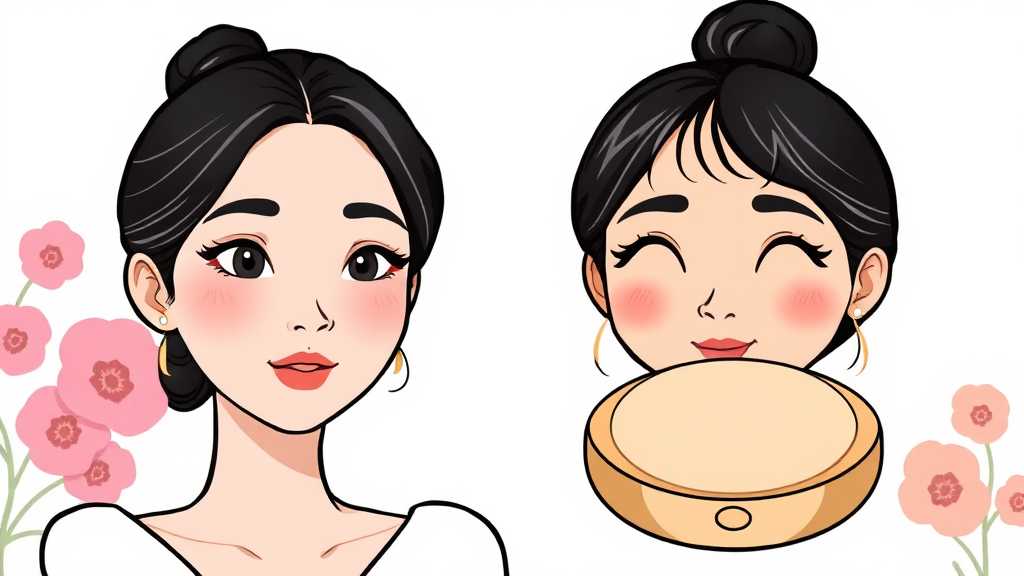 타 쿠션 비교: 나에게 맞는 선택은? (cartoon 스타일)